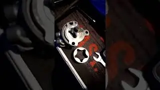 WR 250f oil pump removed
