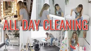 ALL DAY CLEAN WITH ME! // ULTIMATE CLEANING MOTIVATION