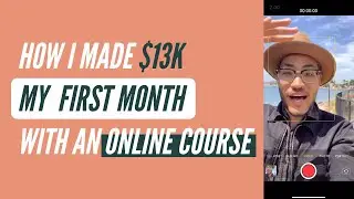 How I made $13k in 32 Days with a Small Online Course