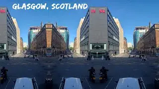 Travelling through Renfrew, Govan to Glasgow, Scotland