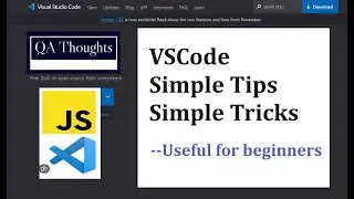 Essential VSCode Tips & Tricks to Boost Productivity (Beginner Guide) | QA Thoughts