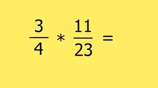Умножение дробей. Пример 10