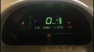 Подсветка приборной панели Toyota Spacio AE11.