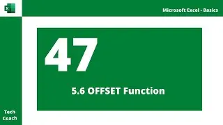 Offset Function in Excel | Make your range Dynamic | OFFSET Function with CountA Function