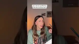 Pov: quell’amica che non si trucca mai 😐