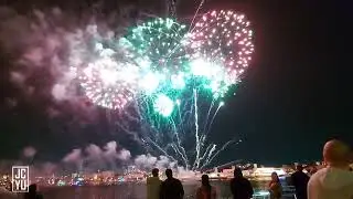Enjoy the Dubai Creek Fireworks