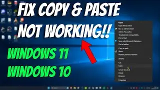 How to Fix Copy and Paste Not Working On Windows 11