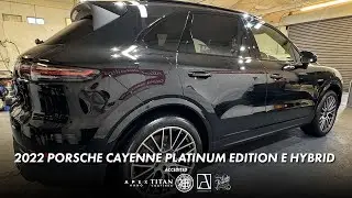 2022 PORSCHE CAYENNE PLATINUM EDITION E HYBRID