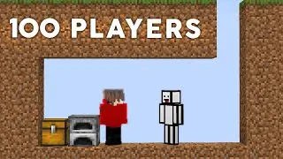 I forced 100 Players to Survive an ANT HILL in Minecraft...