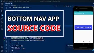 Flutter Bottom Navigation Bar App With Source Code