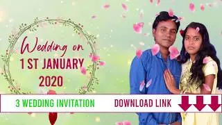 Wedding Invitation Project | Cinematic Title | Save The Date