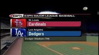 ESPN MLB 2K4 | St  Louis Cardinals vs Los Angeles Dodgers | NLDS Game 3