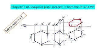 Hexagonal plane inclined to both the HP and VP