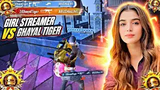 😱 OMG!! GIRL Streamer VS Ghayal Tiger 🔥 I FINISHED SAME Girl Streamer 3 TIMES - BGMI