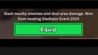 I got ‘Gladiator’ in TDS