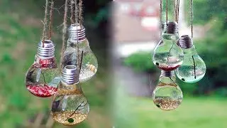 Neat Crafts You Can Make By Using Old Light Bulbs