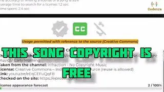 Check Youtube song copyright online