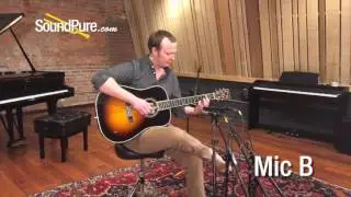 SDC Mic Shootout on Acoustic Guitar: M60 vs. 2011A vs. P84 vs. C42