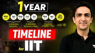 One Year Strategy for IIT | JEE 2026