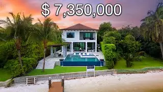Inside a $7,350,000 WATERFRONT House in Lantana