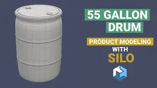 Product Subdivision Modeling #10: 55 Gallon Drum. Silo 3D