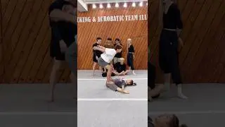 다리찢기 위에서 텀블링 가능⁉️😱 Flip from split challenge