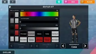 Kit do Santos para Dream League Soccer 2020