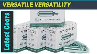NitroPress C02 Refill Chargers - Enjoy Fresh Soda Anytime!