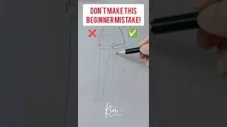 DON'T make this beginner mistake! How to draw slim anime leg 