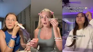 GRWM / Makeup storytime - TikTok compilation