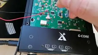 Трансивер  XIEGU G90. Убираем шум УНЧ.