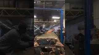 Removing A Cuda Roof Skin. #automobile #car #barracuda #shorts #thanksforwatching #support #love