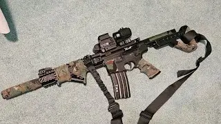 Crosman DPMS SBR Review in 2024 - CO2 Full Auto .177 BB w/ Crosman R1 Comparison