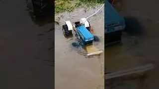 tractor In river #shorts #tractor  #automobile #funny #comedy