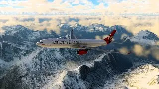 X-PLANE 12 AI FLIGHT FROM USHUAIA SAWH ARGENTINA DEFAULT A330 VIRGIN ATLANTIC ORTHOS X-WORLD