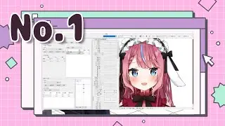 プロのLive2D制作過程！#１（目元）モデル:式部めぐりさん　イラストレーター　ぴろ瀬先生
