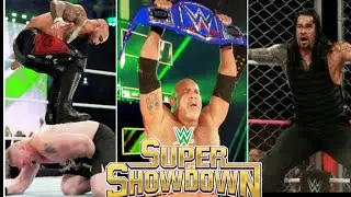 WWE Super ShowDown 20  February 2020 Highlights ! WWE Super Showdown Results ! Goldberg vs Fiend !