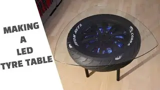 How to make a LED tyre table