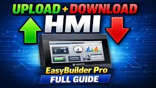 Weintek HMI Upload And Download Program | EasyBuilder Pro Full Tutorial (Step-by-Step)