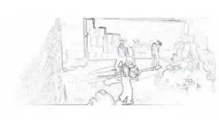 Bruce Lee Fights Back Edge Detection