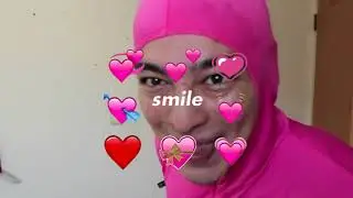 you so precious when you smile (pink guy)