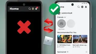 How to fix black screen on Roblox Mobile 2025 (Solve Roblox Black Screen Error)
