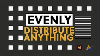 Best way to evenly distribute objects : illustrator tutorial