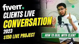Fiverr Client Live Conversation 2023 | Live Fiverr Landing Page Project 2023 | Digital SP