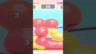 Melty Bubble Healing Puzzle (android) level 21 #2048ballgame #ballgame #bubbles