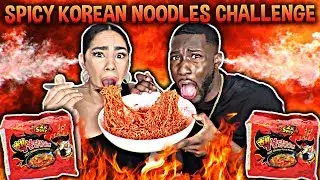 Spicy Noodle Challenge *HOTTEST Korean FIRE Noodles* | 불닭 볶음면 도전