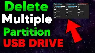 How to Delete Multiple Partitions of USB Drive
