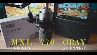 MXL 770 Condenser Mic // Unboxing & Audio Test