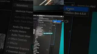 Удобное Расширение для Premiere Pro ☝️