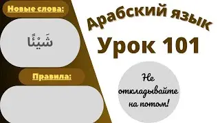 Начните сейчас! Арабский язык для начинающих. Урок 101